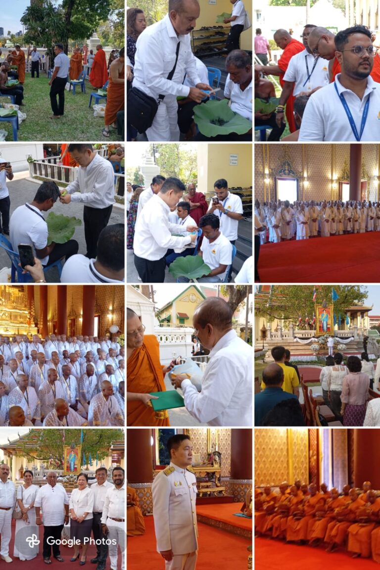 K. Jayakumar Joins Sri Lankan Ordination Delegation in Thailand
